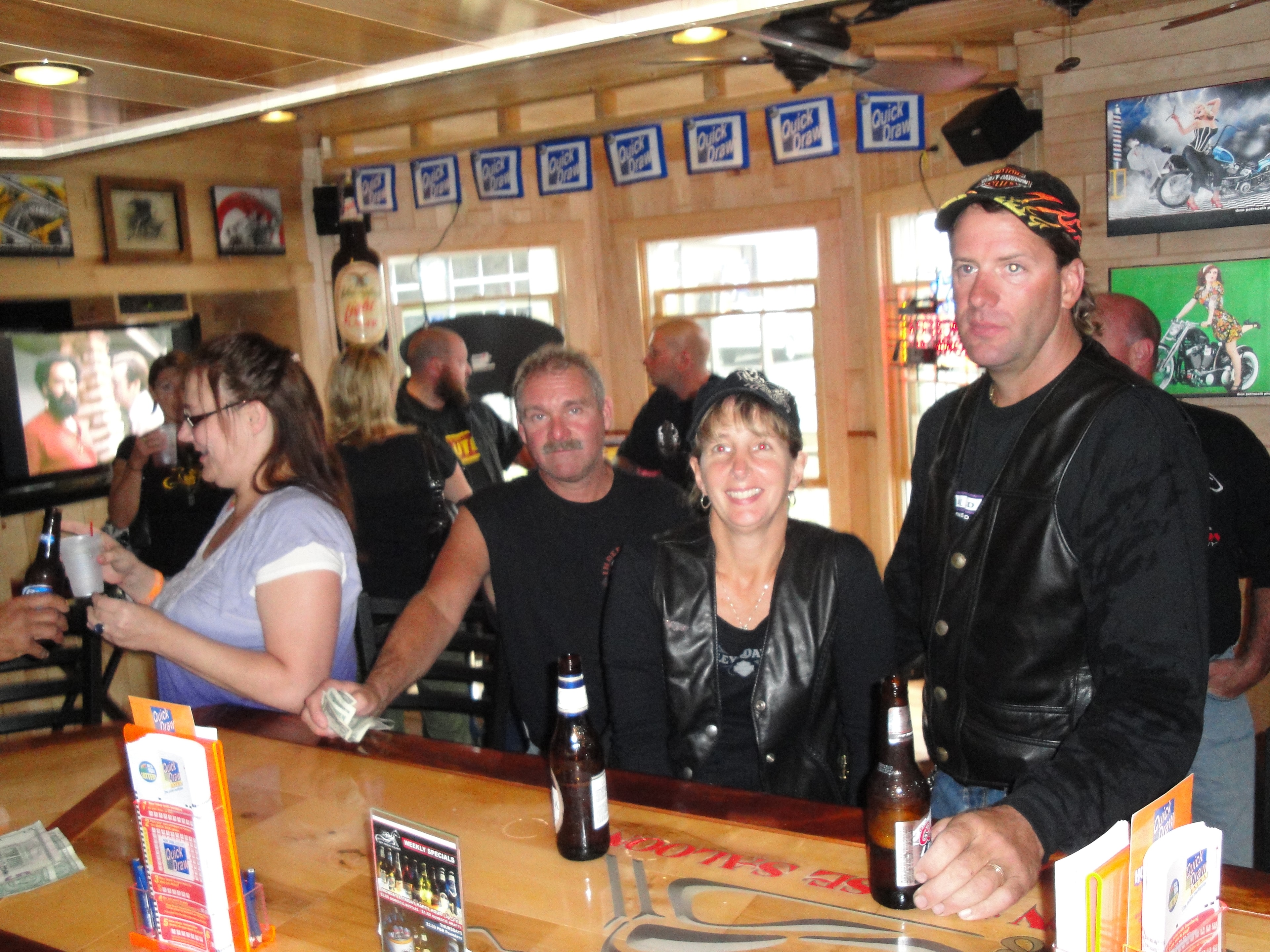 Higie's Iron Horse Saloon Summer BBQ Series — patrons at the bar inside the saloon