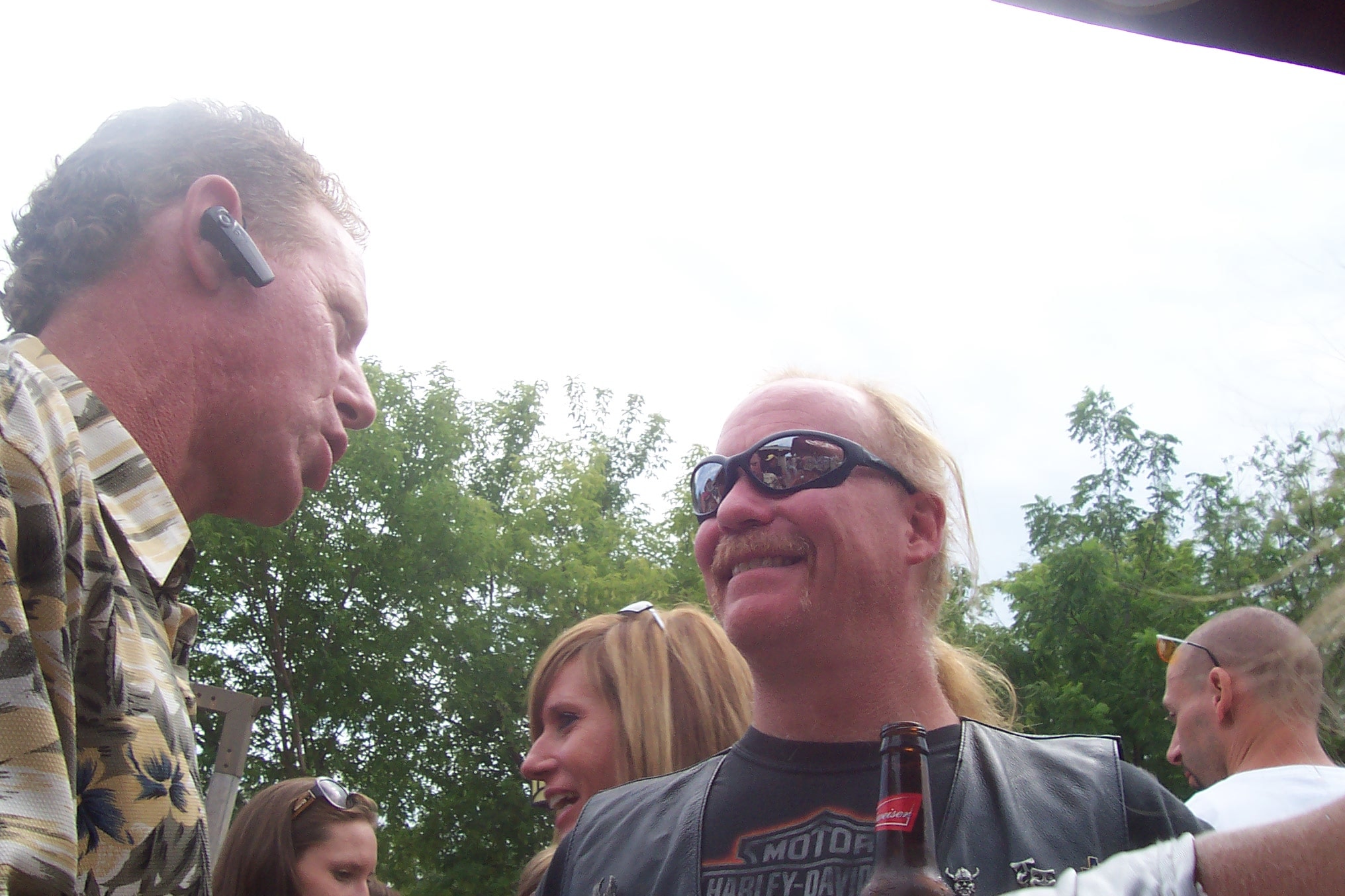 Higie's Iron Horse Saloon Summer BBQ Series — event guests laughing