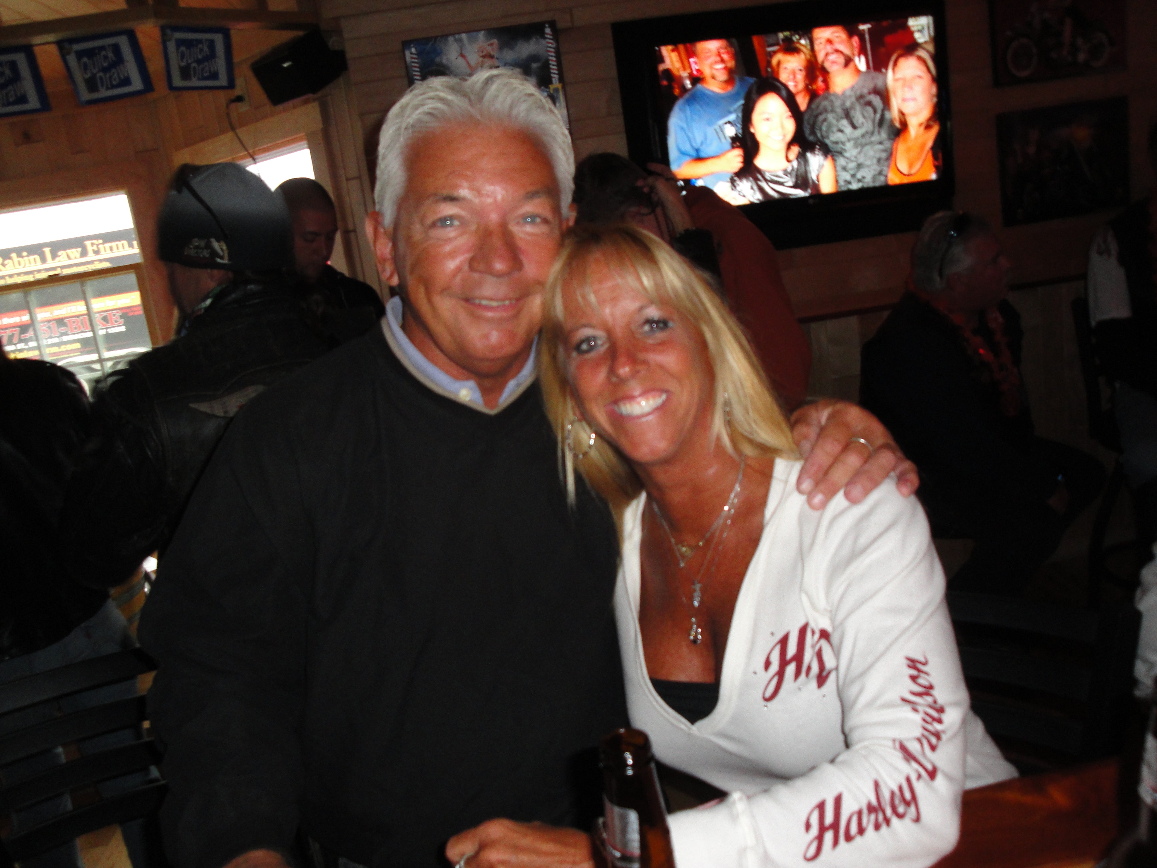 Higie's Iron Horse Saloon Summer BBQ Series — couple posing inside the Iron Horse Saloon bar