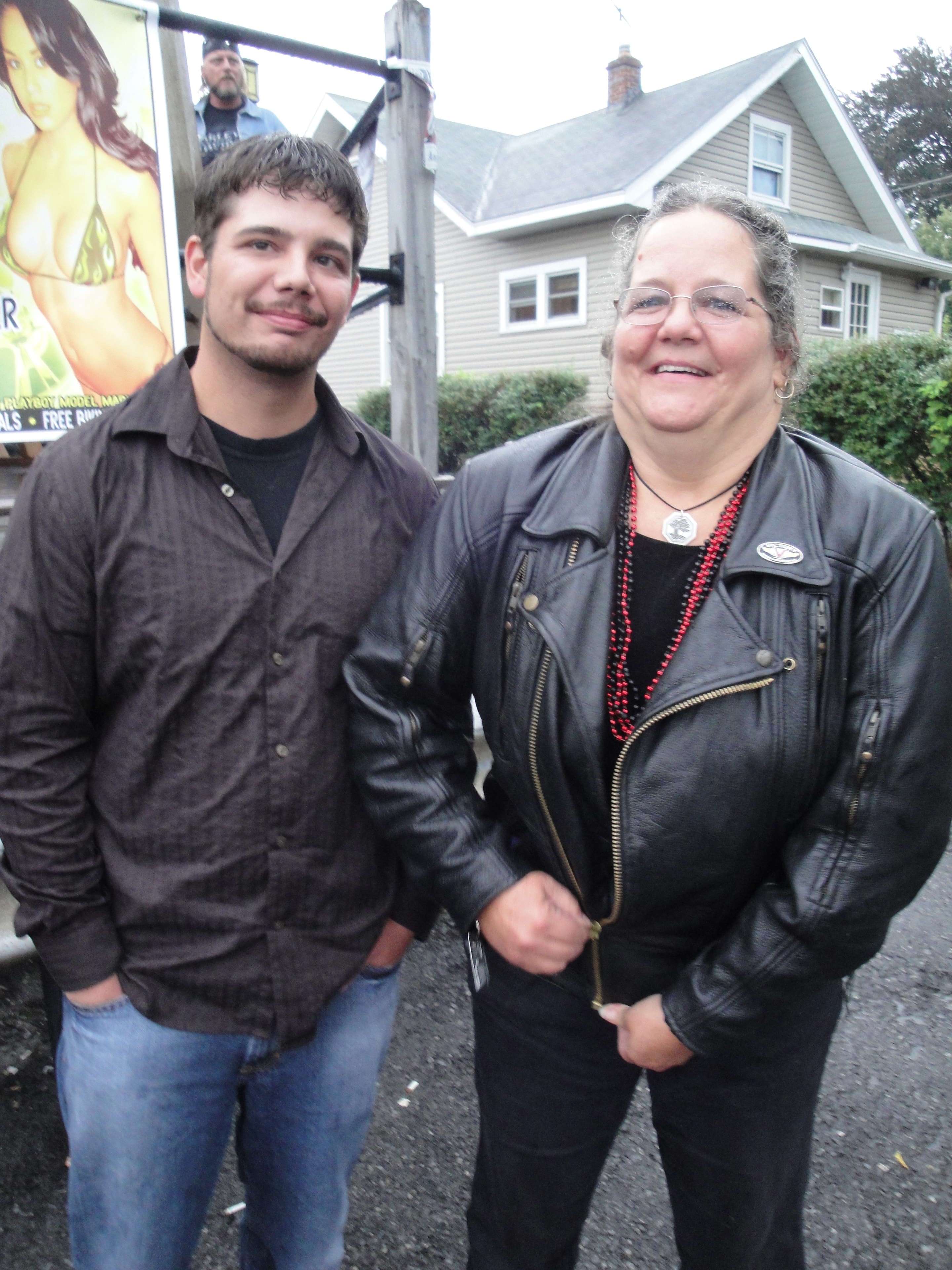 Higie's Iron Horse Saloon Summer BBQ Series — two men posing outside the Iron Horse Saloon