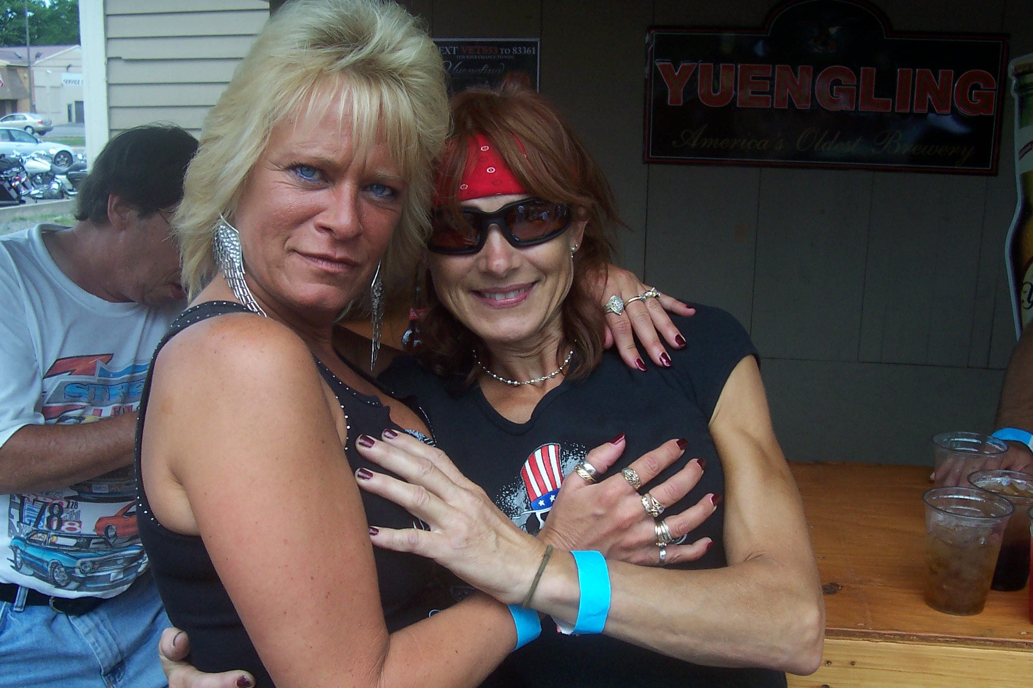 Higie's Iron Horse Saloon Summer BBQ Series — two women at the event