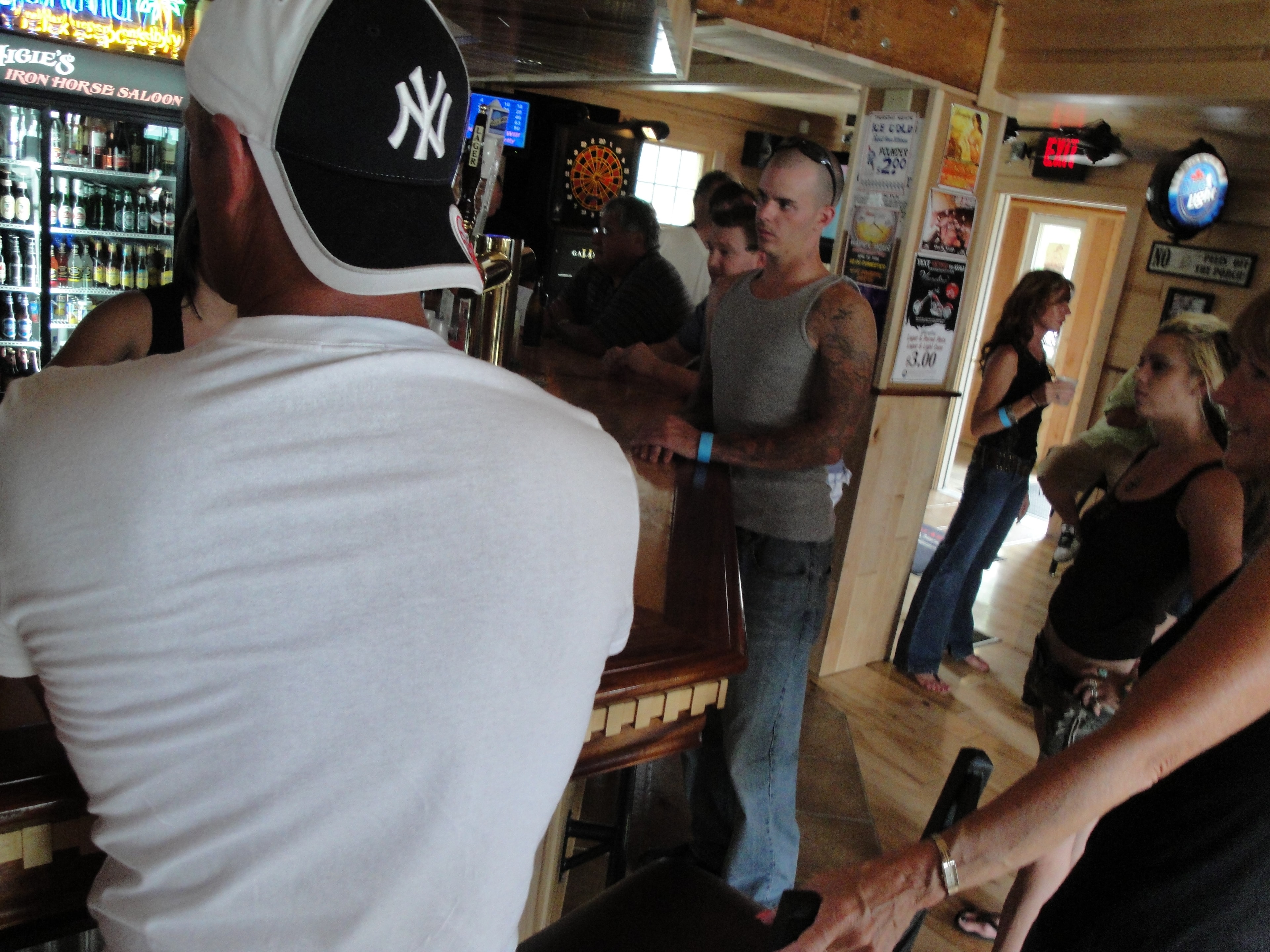 Higie's Iron Horse Saloon Summer BBQ Series — crowd inside the Iron Horse Saloon