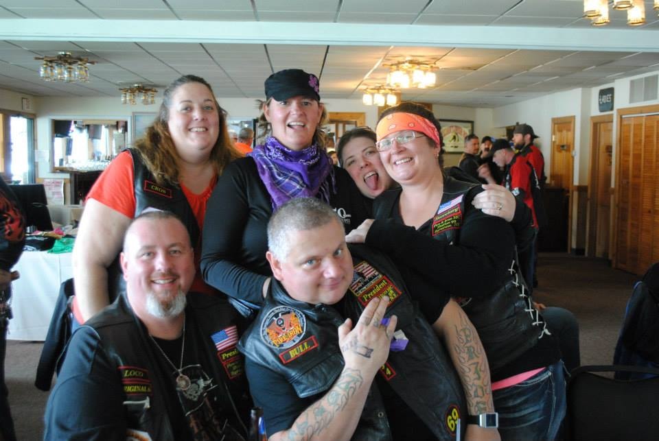 Pearl Street Jam Kick-Start Party — group of riders and friends at the event