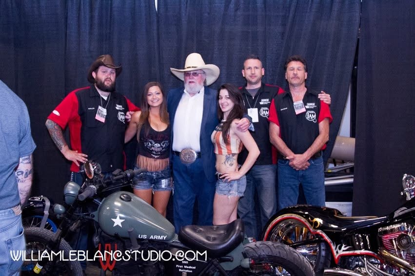 Pearl Street Jam — group photo with Charlie Daniels and event team