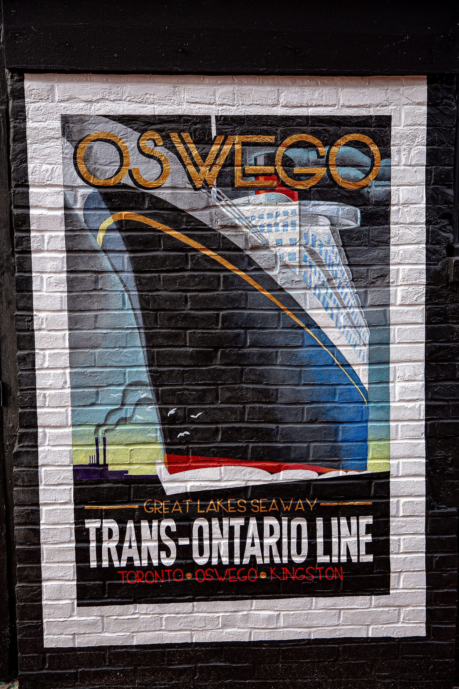 Trans-Ontario Line poster mural closeup