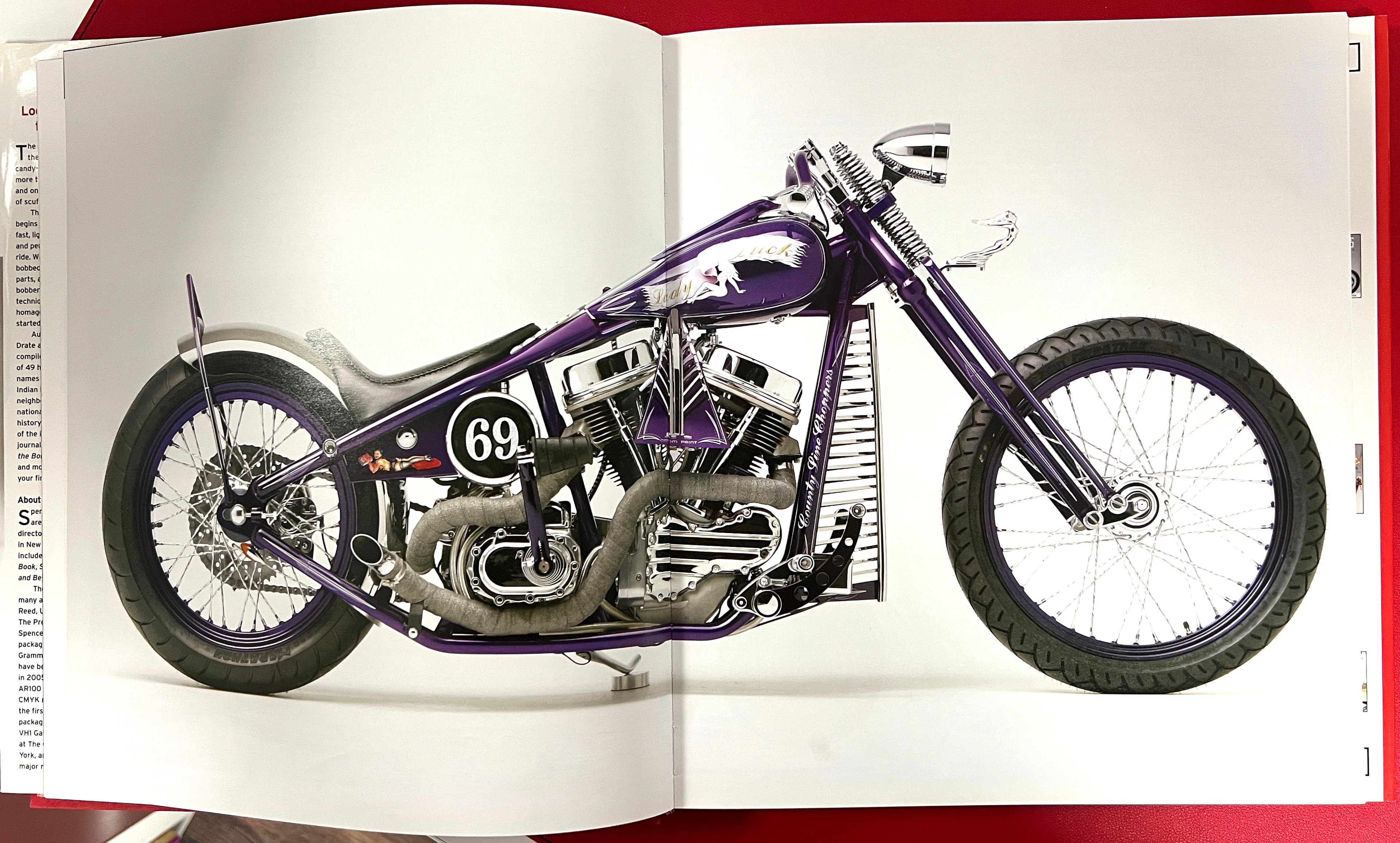 Art of the Bobber — full-page feature bike photo