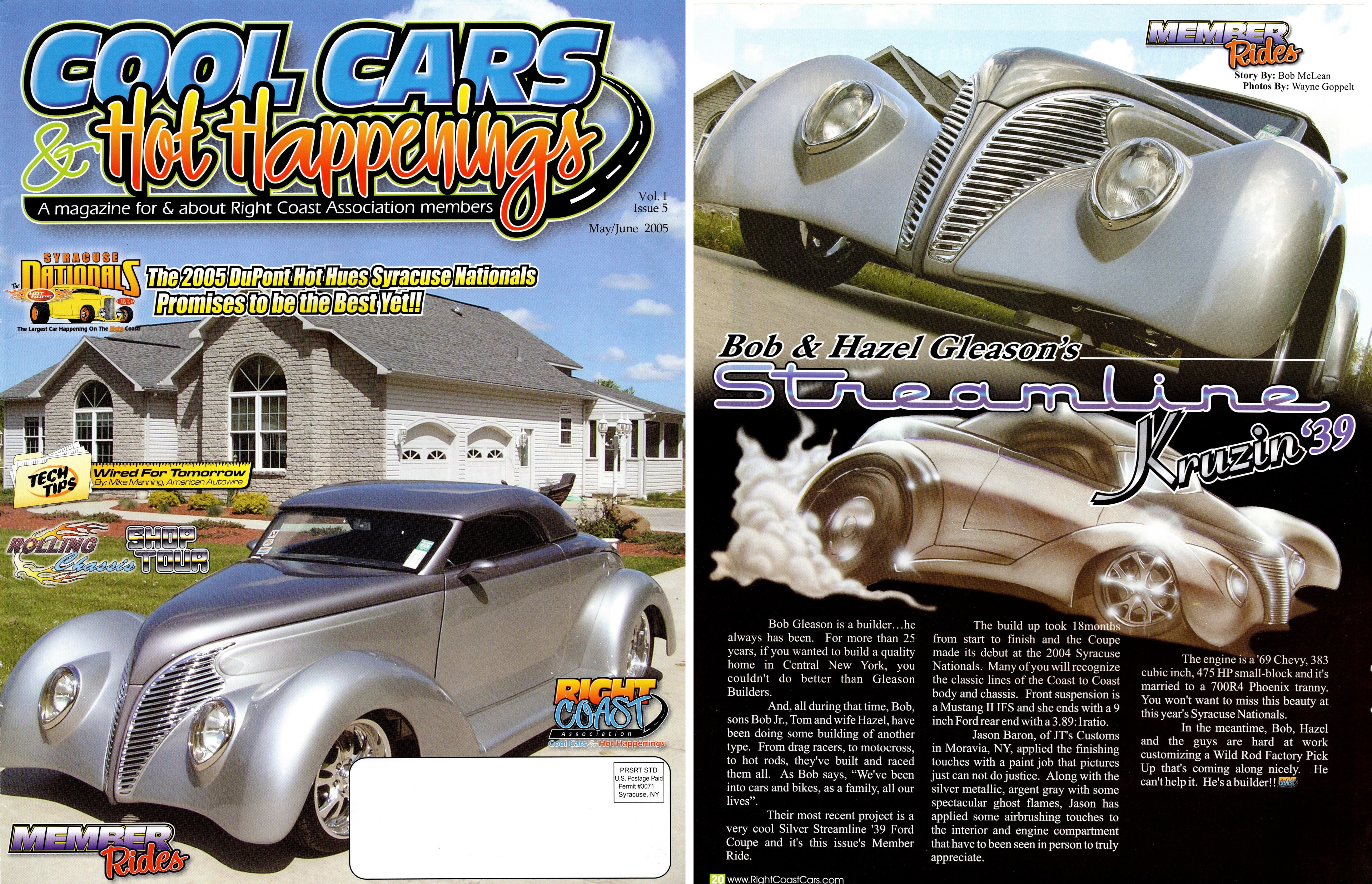 Cool Cars & Hot Happenings — Vol. 1, Issue 5, May/June 2005 cover