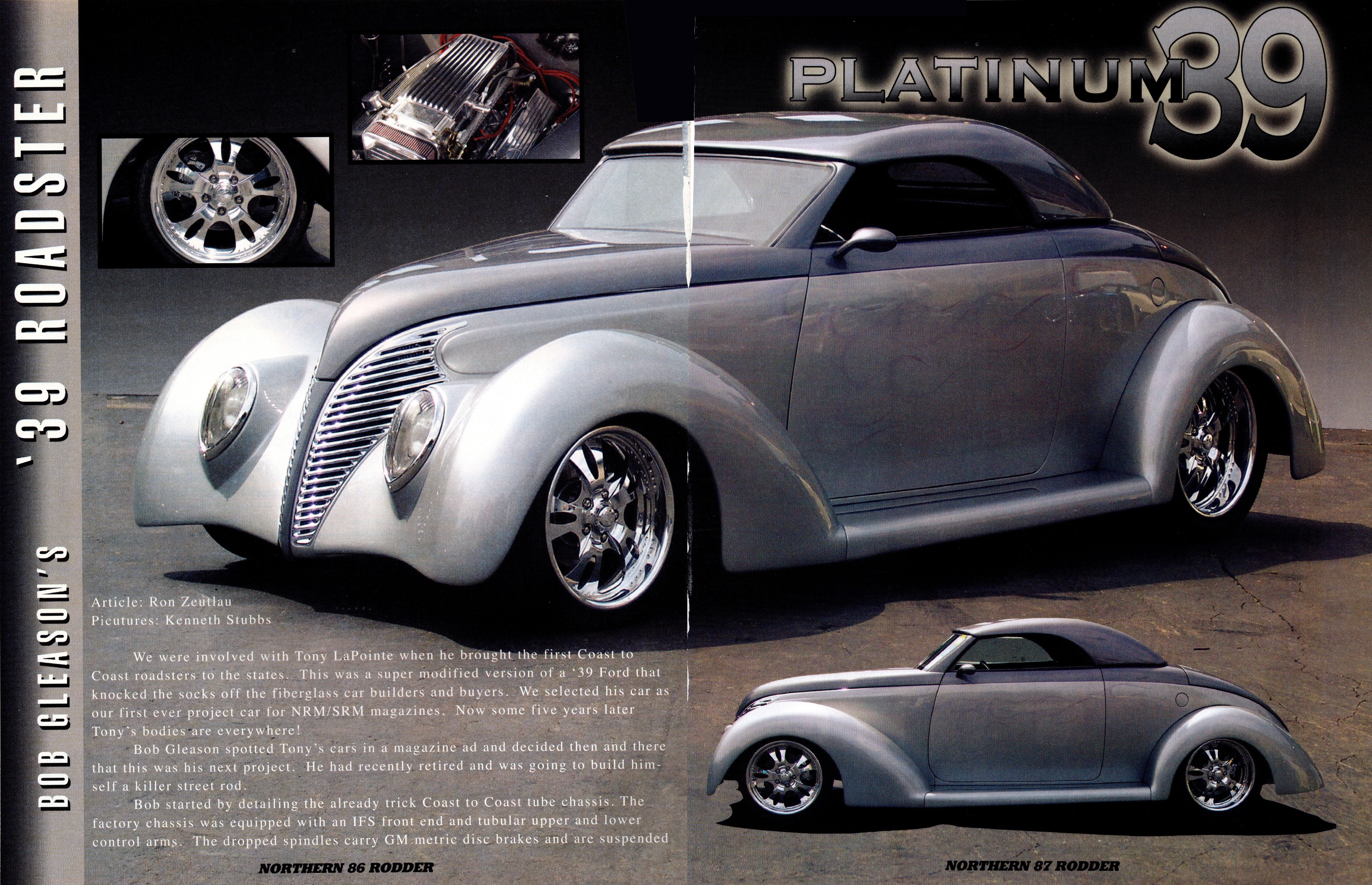 Northern Rodder — "Platinum 39" feature, pages 86–87