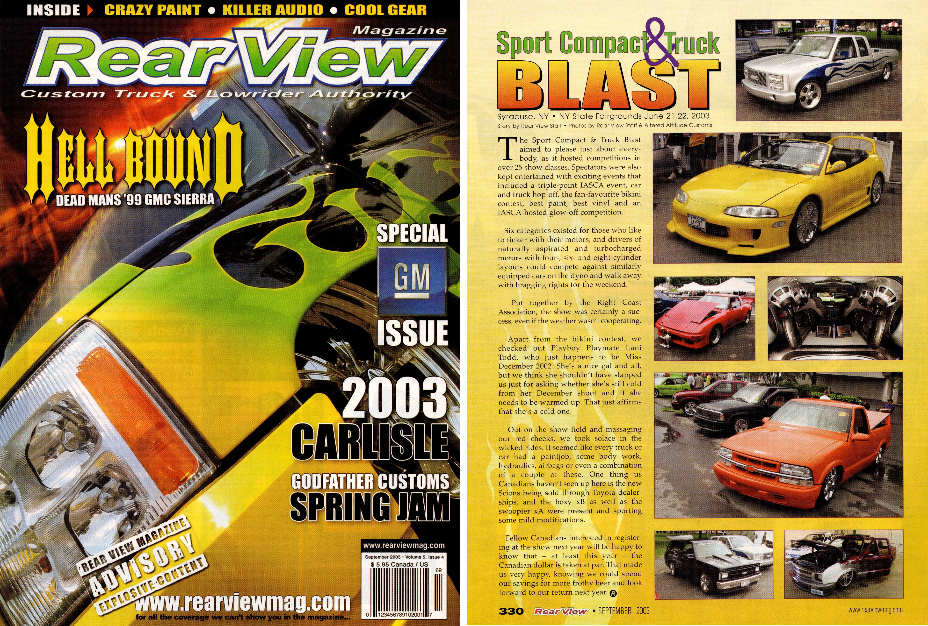 Performance Auto & Sound — Sport Compact & Truck Blast feature, pages 330–331