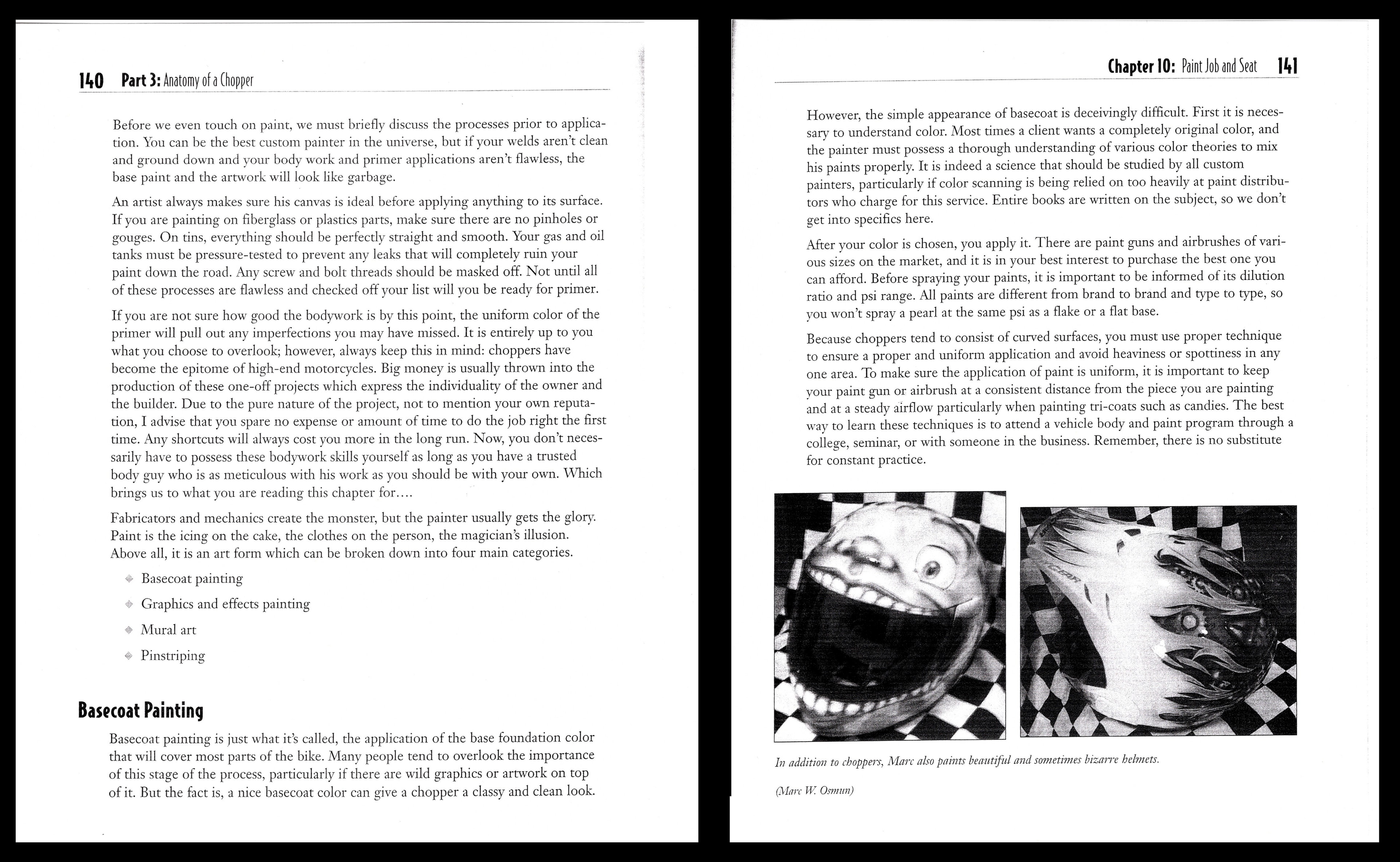 The Complete Idiot's Guide to Choppers — Chapter 10, pages 140–141