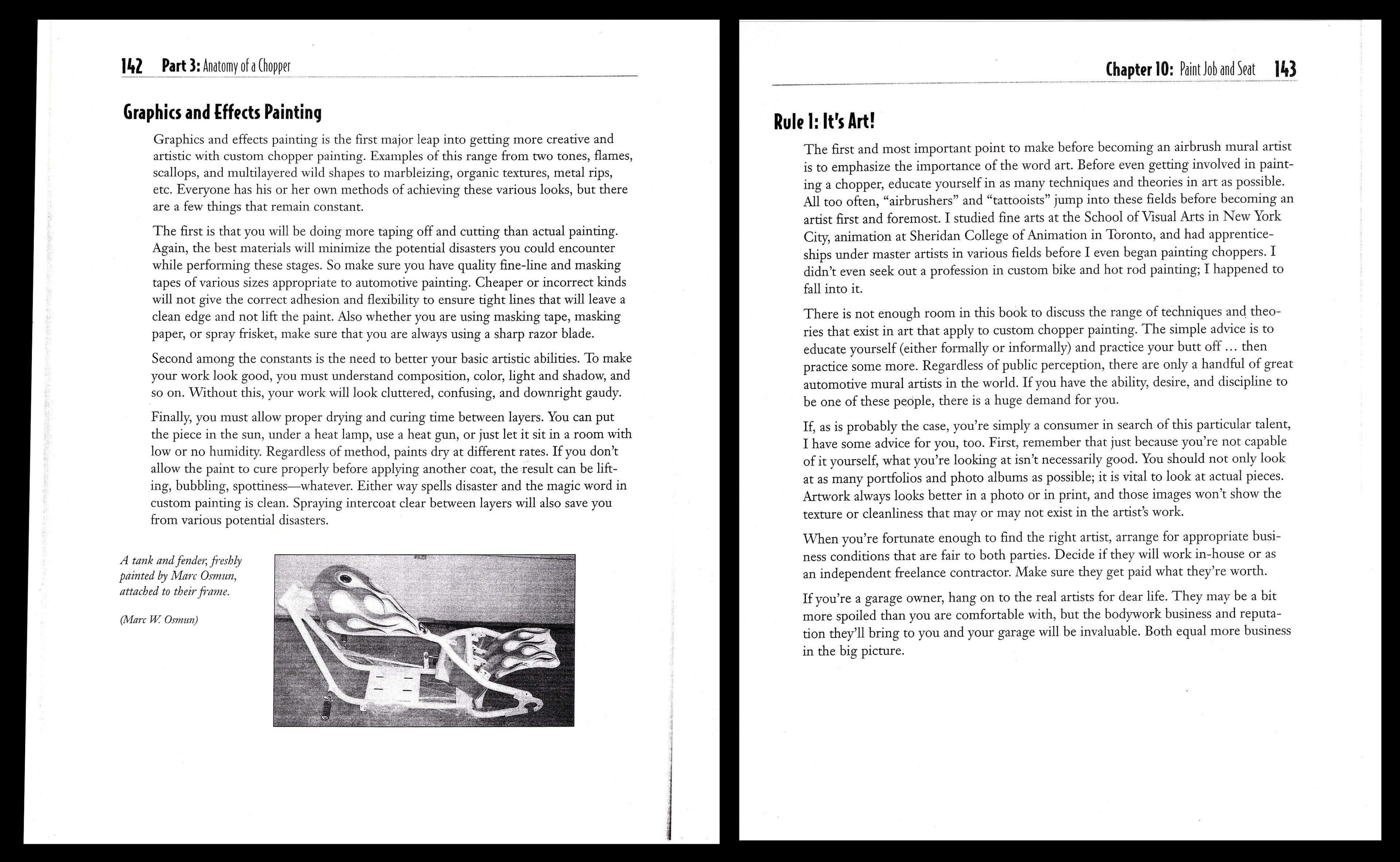 The Complete Idiot's Guide to Choppers — Chapter 10, pages 142–143