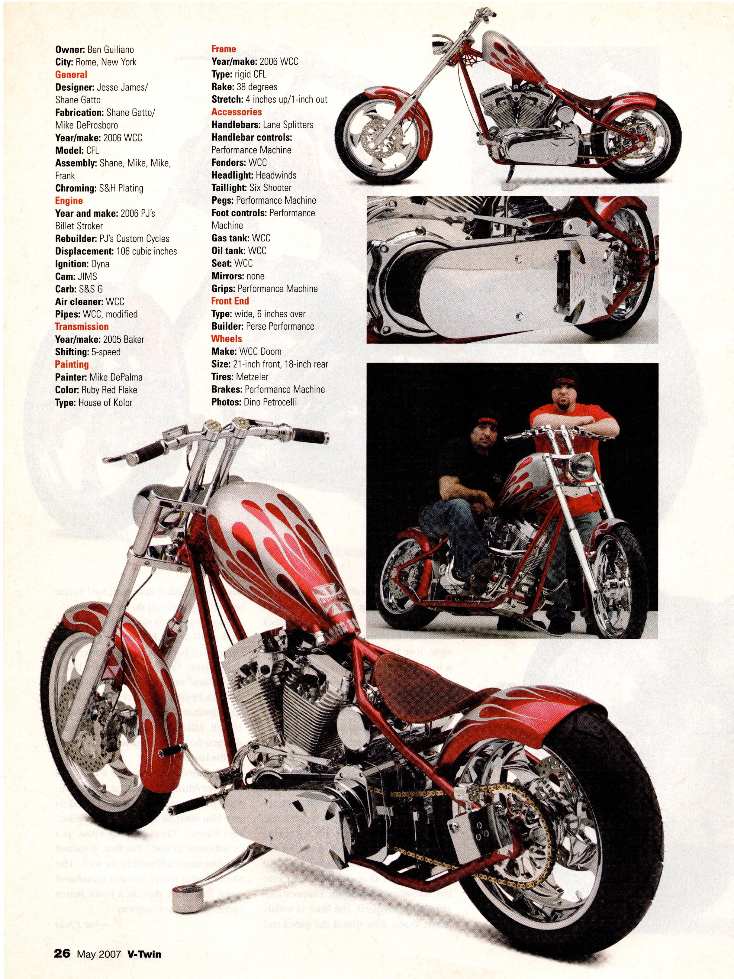 V-Twin Motorcycles — "The Pinch Hitter" feature, page 26